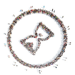 people in the shape of an hourglass.