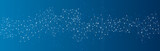 Blue social network background.
