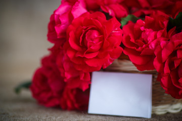 beautiful bouquet of red roses