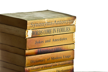 Stacked of books