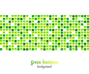 Green business abstract background