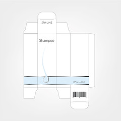 cosmetic packaging. Vector