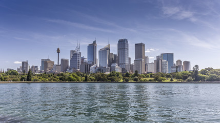 Fototapeta na wymiar Panorama-Aufnahme von der Downtown von Sydney