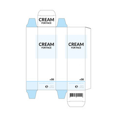 cosmetic packaging. Vector