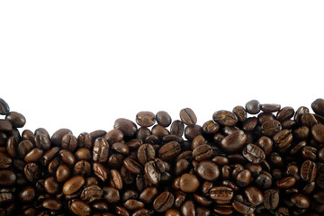 Coffee beans background