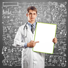 Doctor Man With Write Board