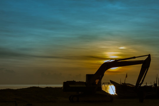 back hoe