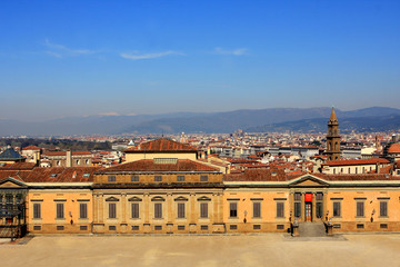 The Palazzo Pitti, palace in Florence, Italy