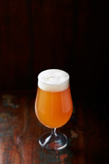 German Wheat Beer in a Glass (Hefe-Weißbier )