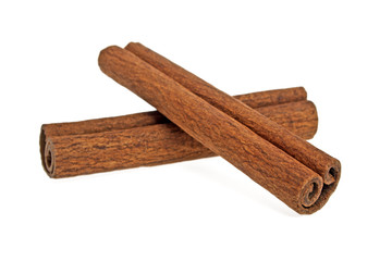 Cinnamon sticks isolated on a white background