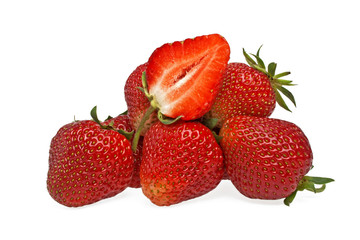 Strawberry isolated on a white background