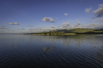 Morning light on the mountain