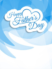 Happy Father's Day card design.