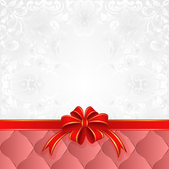 background with ribbon