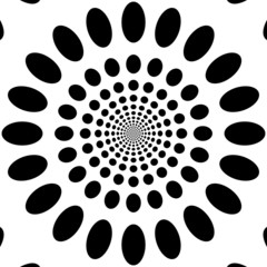 Concentric abstract symbol, circles 