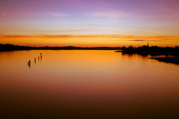 Fototapeta premium sonnenuntergang am meer