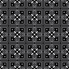 monotone color on background. vector wallpaper seamless flower pattern 