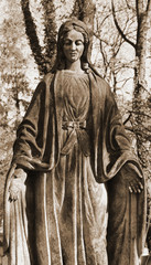 Fototapeta na wymiar Virgin Mary (styled retro)