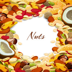 Nuts Mix Background