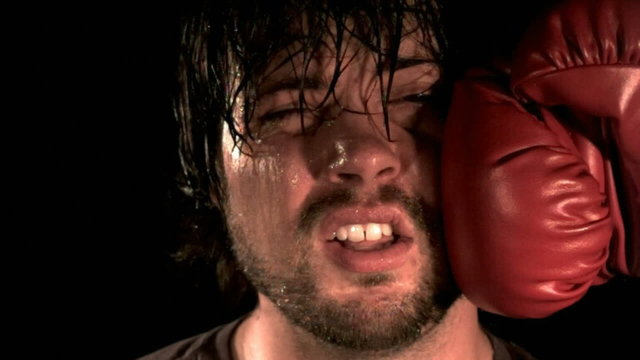 Man gets punched in the face