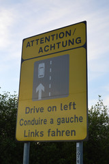 Links fahren