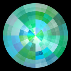 Obraz premium Abstract radial background
