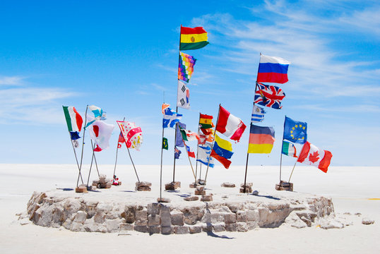 Flaggen in der W&uuml;ste