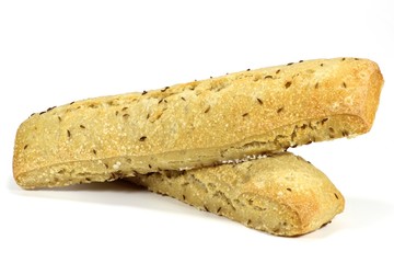 Schwäbische Seelen isoliert auf weißem Hintergrund