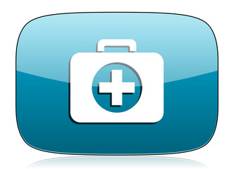 Obraz premium first aid icon hospital icon