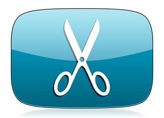 scissors icon cut sign