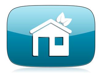 house icon ecological home symbol