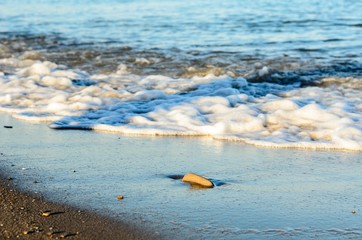 Beach in Mediterranean Valencia of Spain