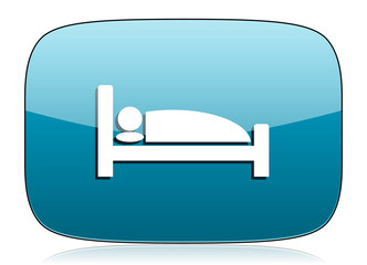 hotel icon bed sign