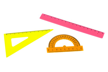 Multicolored rulers