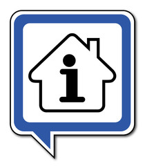 Logo maison et informations.
