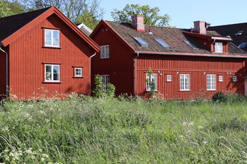 Fototapeta na wymiar Maison traditionnelle à Fredrikstad