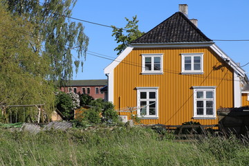 Fototapeta premium Maison traditionnelle à Fredrikstad