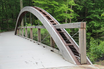 Steel and Wood Bridge