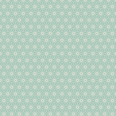 Seamless Japanese style geometry flower pattern.
