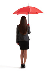 back view of woman with umbrella © ArtFamily