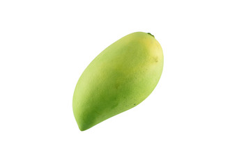 Mango fruit isolated on white background.
