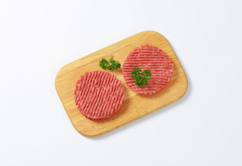 hamburger patties