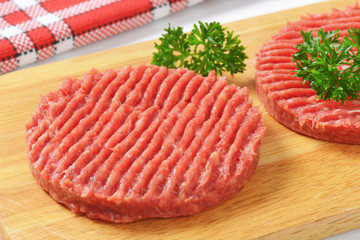 hamburger patties