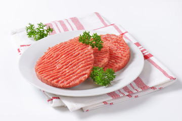 hamburger patties