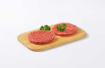 hamburger patties