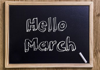 Fototapeta premium Hello March