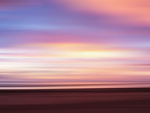 Abstract colorful sunset sky
