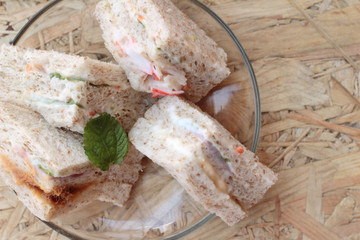 Club sandwich was the delicious