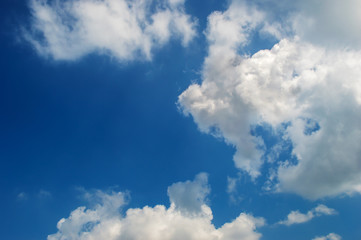 blue sky and cloud in thailand
