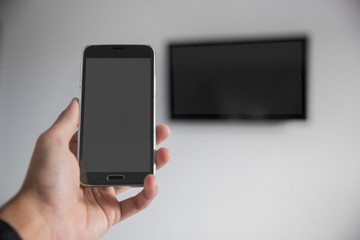 smartphone connect to television